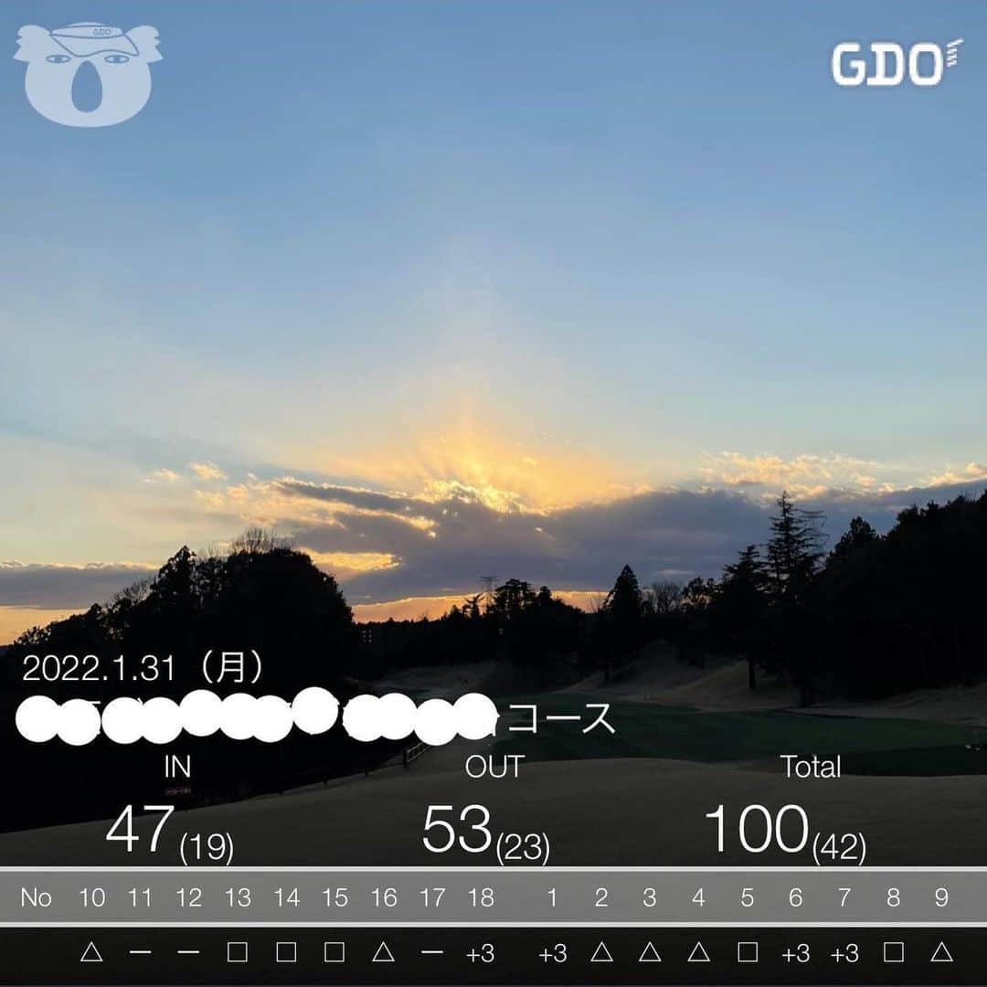 狩野舞子さんのインスタグラム写真 - (狩野舞子Instagram)「・ こんな時間にこんばんは🤗 前回ベストを更新した時も極寒でしたが 今回は極寒&暗闇（ナイター）の中記録が出ました☃️ 100切れず…笑 ・ #ゴルフ #golf #ベストスコア  #100 #月曜から夜ふかし」2月1日 1時02分 - kanochan715