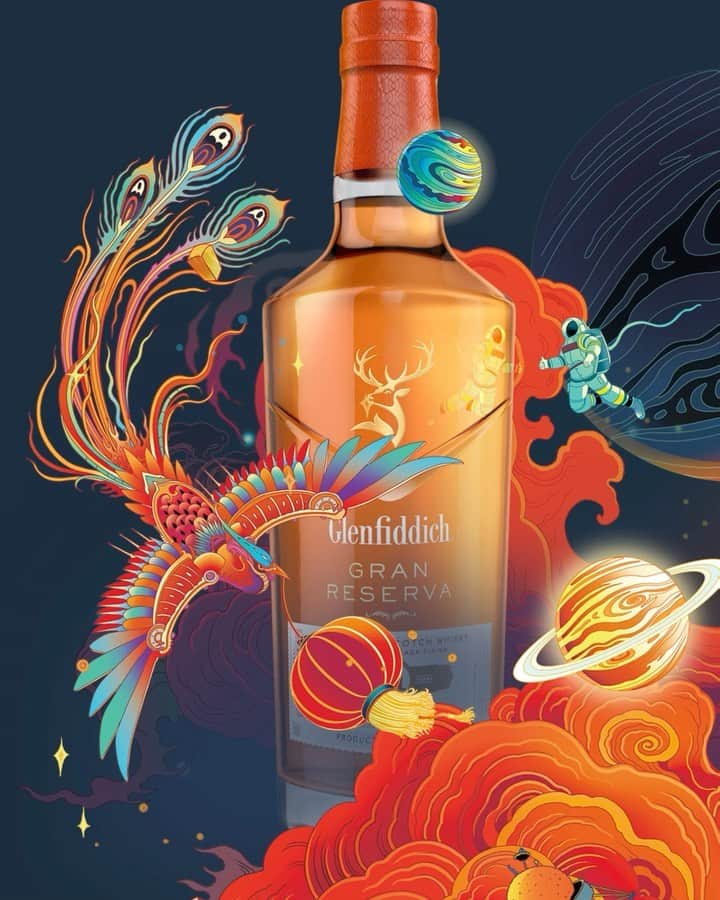 Glenfiddichのインスタグラム：「Happy Lunar Year!  Here's to a future of good fortune, filled with exciting possibilities!  Link in bio to find out more about this limited edition.  Skilfully crafted. Enjoy responsibly.  #Glenfiddich #ChineseNewYear #LunarNewYear #YearOfTheTiger #Glenfiddich21」