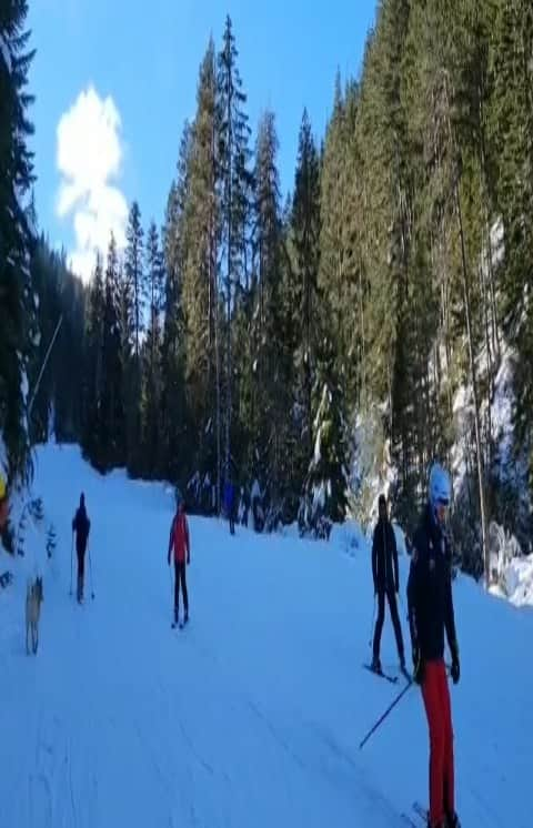 マリアン・ドラグレスクのインスタグラム：「Beautiful sport 😊 #bansko #ski #dragulescu #gymlife #goodvibes 🎿⛷️」