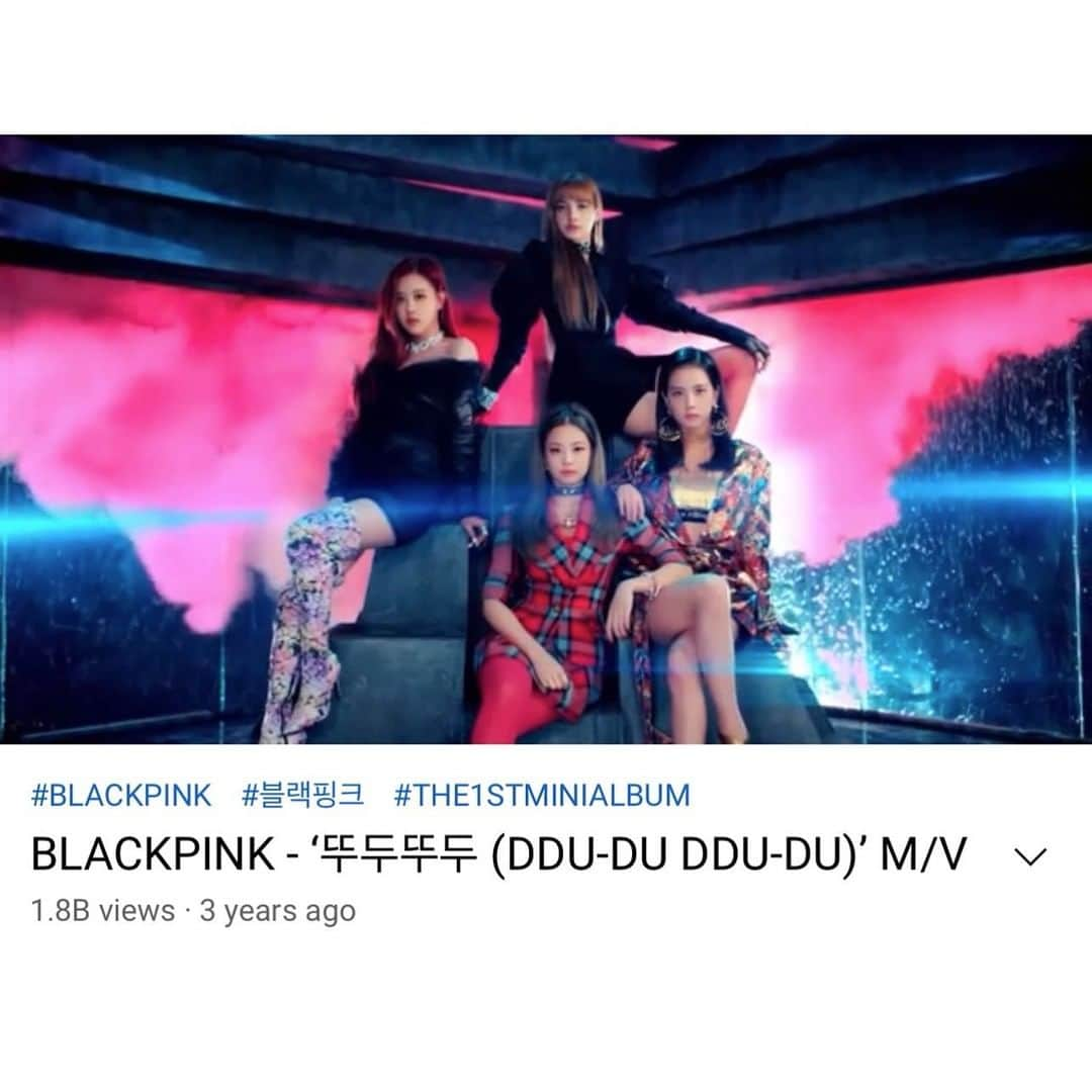 BLACKPINKさんのインスタグラム写真 - (BLACKPINKInstagram)「#BLACKPINK #블랙핑크 #DDU_DU_DDU_DU #뚜두뚜두 #MV #1_8BILLION #YOUTUBE #YG」2月1日 17時05分 - blackpinkofficial