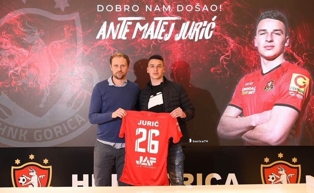 ダリオ・クレシッチのインスタグラム：「I’m happy to announce that @antejuric_ signed a contract for @hnk_gorica. Good luck on your next endeavours Ante! #newdeal #talent #hnl」