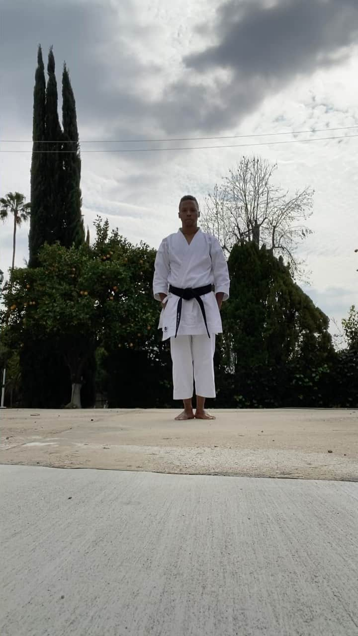 ルーペ・フィアスコのインスタグラム：「Obsession and progression are 🤞🏾…keep training!   #Karate」