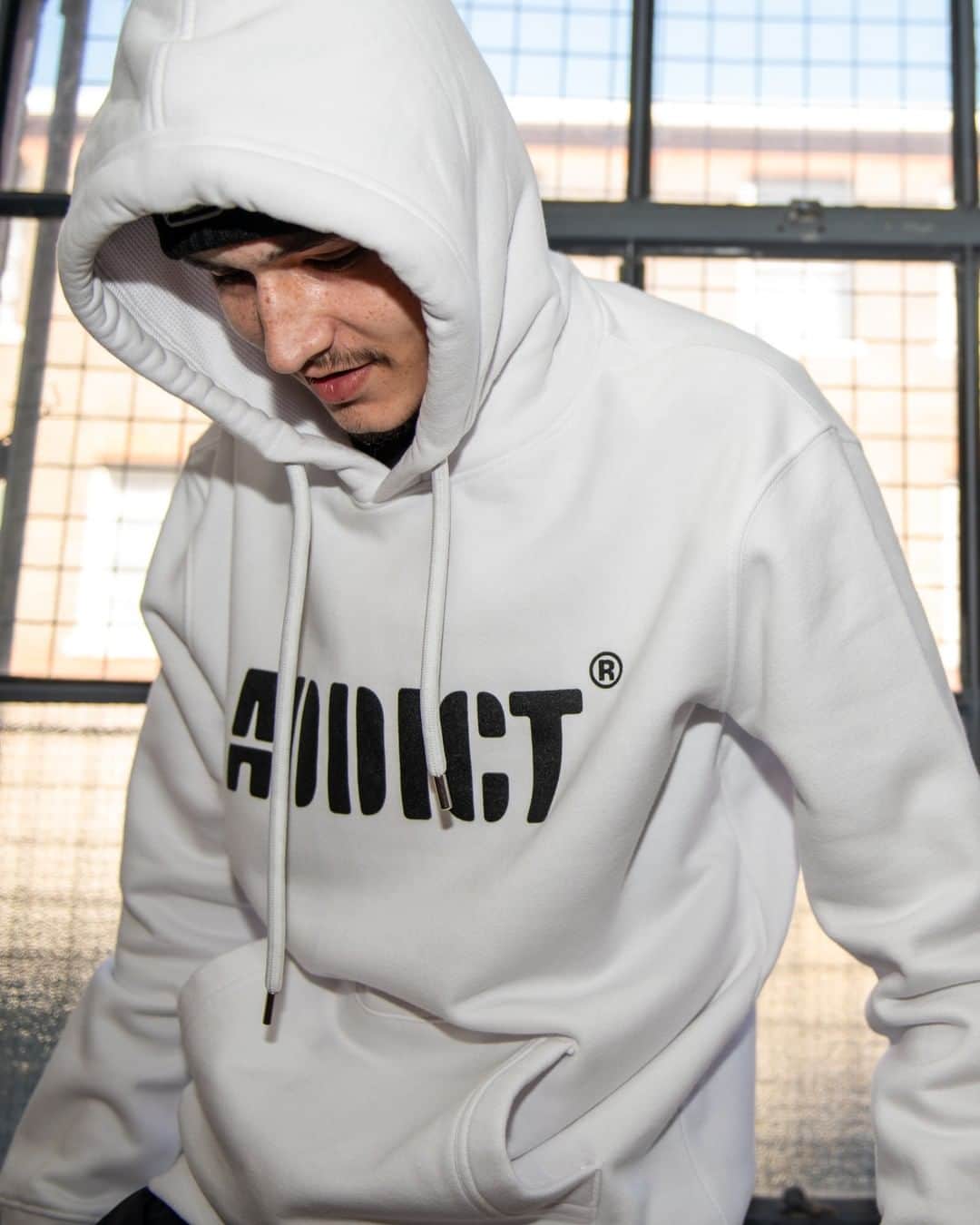 のインスタグラム：「Casual cut, comfy weighty feel. The ideal hoodie 👌  #AddictClothing #streetwear #hoodie #loungewear #essentials」