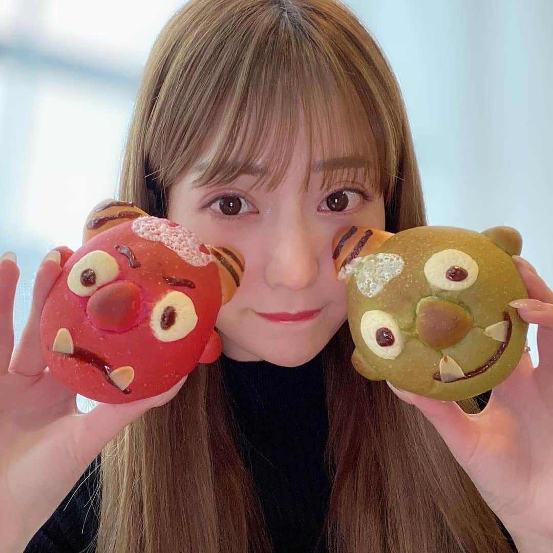 堀尾実咲のインスタグラム：「鬼は食べて退治するよ(*'▽'*)  可愛過ぎるこのパンたち🍞 @bakeryplatero のパン☺️  わたしのふるさと静岡県湖西市にあるパン屋さんです🍀  可愛くて美味しいよお😍❤️  パン好きの方にはぜひおすすめしたい🥐🤎  #ぷらてーろ #パン #静岡県 #湖西市」