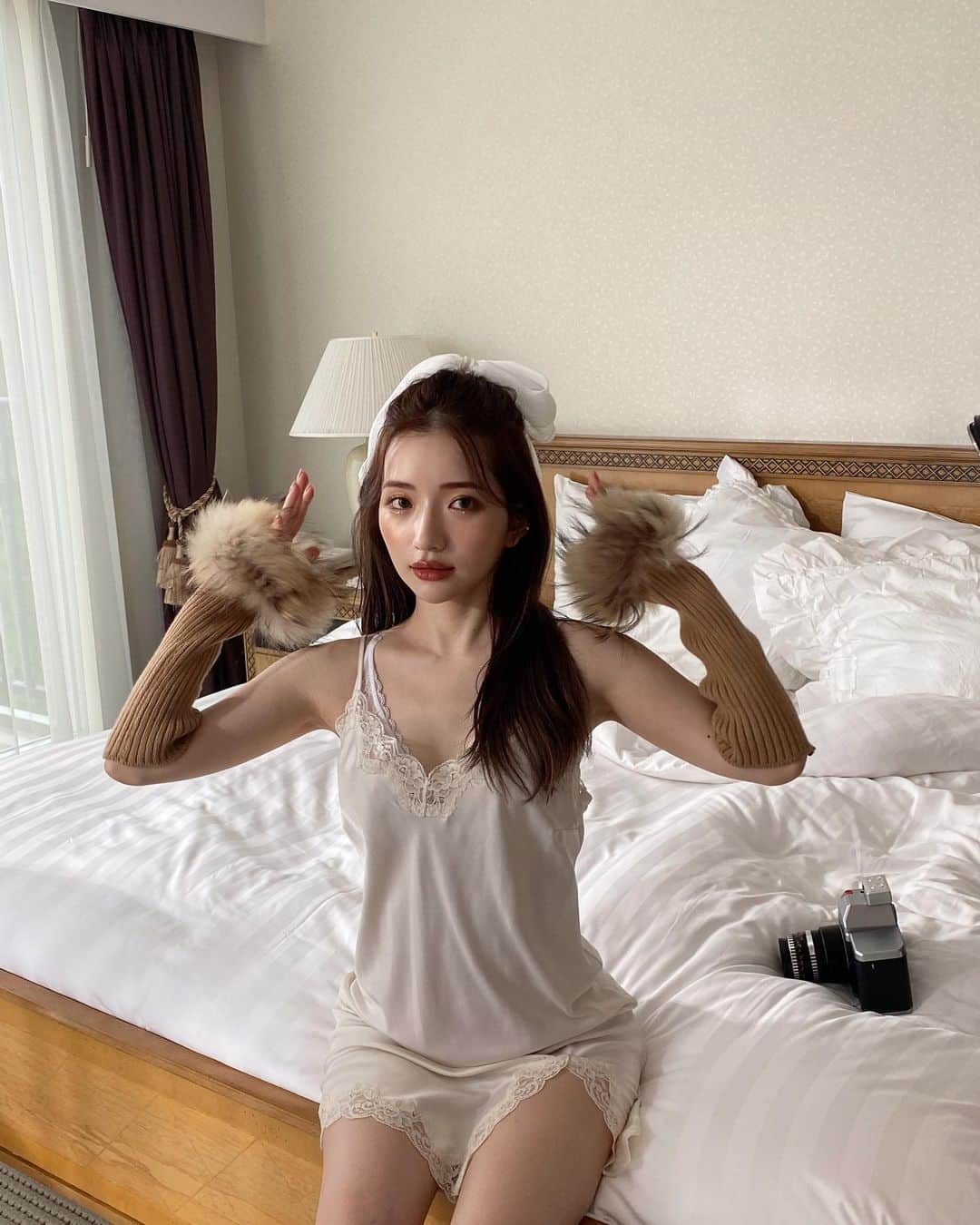 南りほのインスタグラム：「👼🏻👼🏻👼🏻」