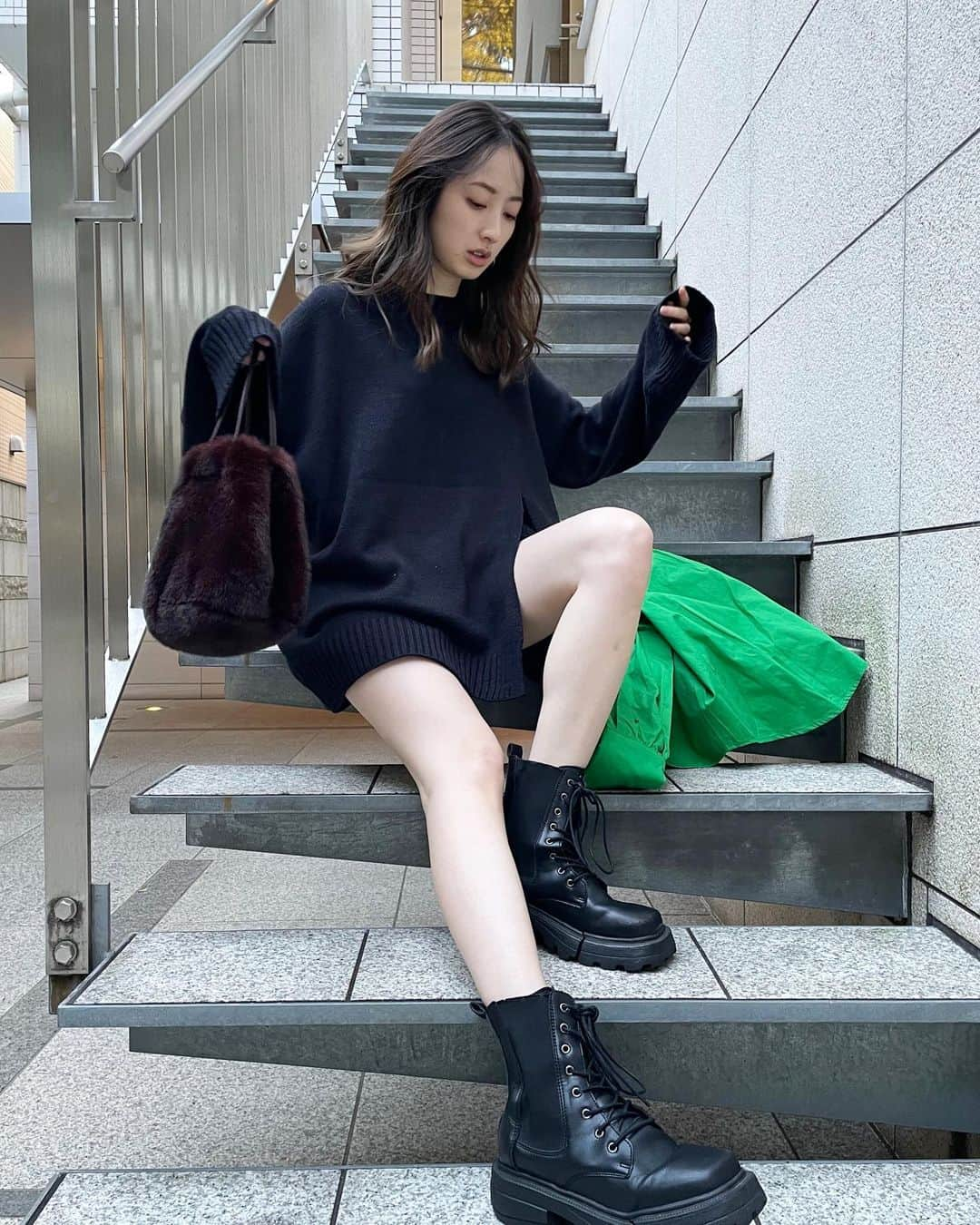 團遥香さんのインスタグラム写真 - (團遥香Instagram)「撮影の帰りに撮った私服🤍 気がついたら2月になってたー！✨ 充実した毎日を過ごしましょっ☺️  #ootd #acym  #dholic」2月2日 18時48分 - haruka_dan_official