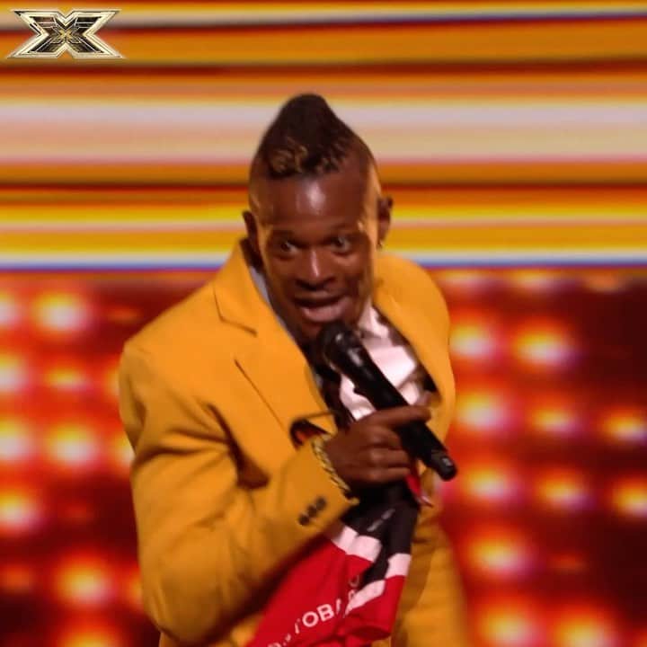 Xファクターのインスタグラム：「Soca vibes and sunshine ☀️ That's what happened when @olatunjimusic hit The #XFactor stage!」