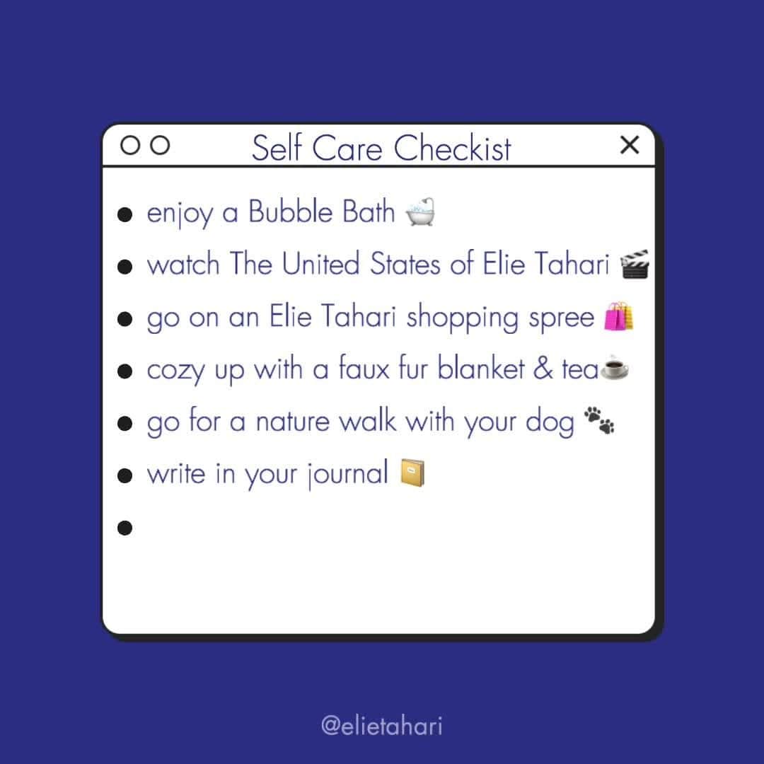 のインスタグラム：「📌 SAVE THIS 📌 This is how we're doing self-care this month. COMMENT below with your favorite self care routine!   - #FallingForLuxury #ElieGirl #ElieTahari #wednesdaywisdom #selfcare #womensfashion #luxuryclothing #newyorkfashion #fashionstyle #loveyourself #treatyourself #fashioninspiration」