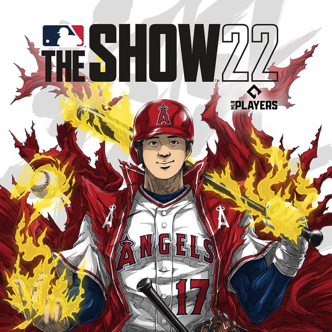 大谷翔平のインスタグラム：「I’m honored to be on the cover of MLB THE SHOW 22. Thank you @mlbtheshow and all the fans who helped make this happen.」