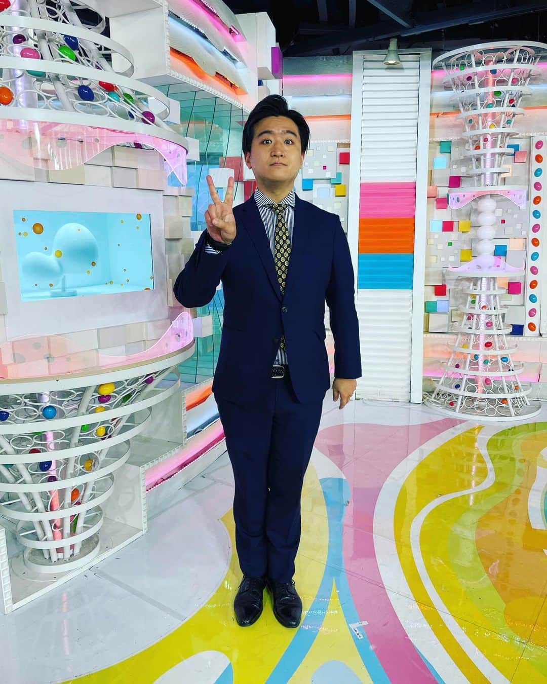 のインスタグラム：「懐かしいスタジオ #多分めざましテレビアクア以来 #ここで原稿を読んだの」