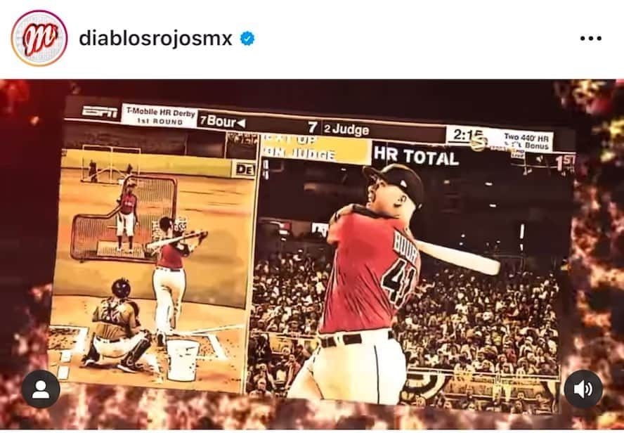 ジャスティン・ボーアのインスタグラム：「Ready to rock this year with @diablosrojosmx 🔥🔥 it’s ⚾️ season!」