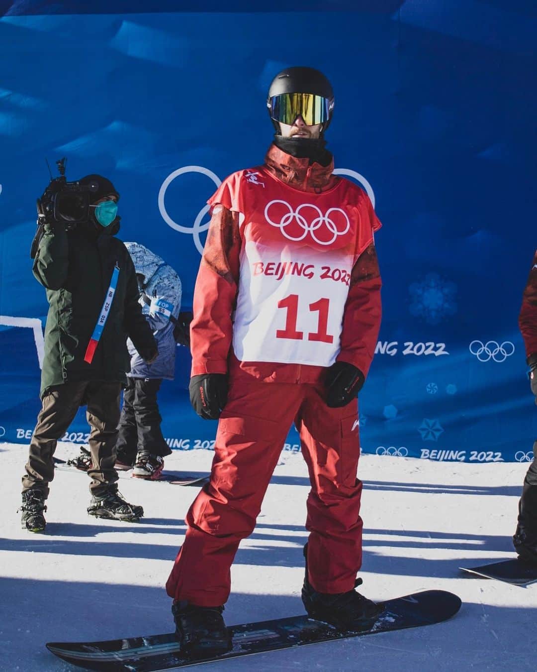 マックス・パロットのインスタグラム：「Final day of practice!! 🇨🇦🇨🇦🇨🇦   #Olympics #Snowboarding photo:@chriswitwicki」