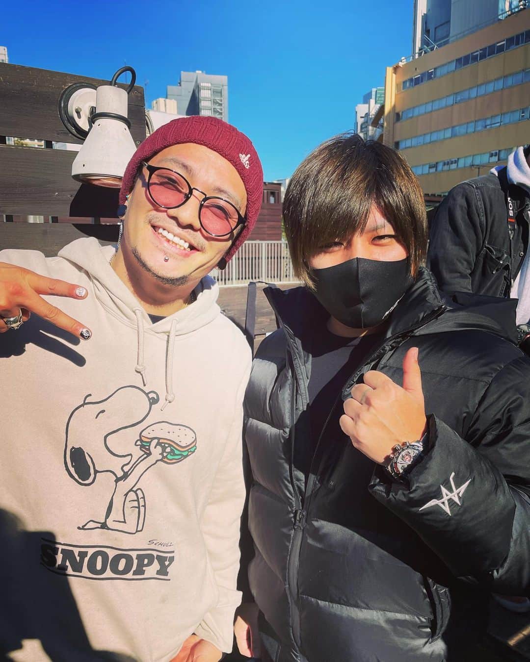 のインスタグラム：「このツーショットはやばい🥺  ありがとうございました🙇‍♂️」