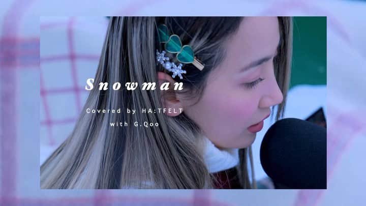 イェウン のインスタグラム：「눈 오는 날 갑자기 불러본 snowman❄️ link in bio💕」