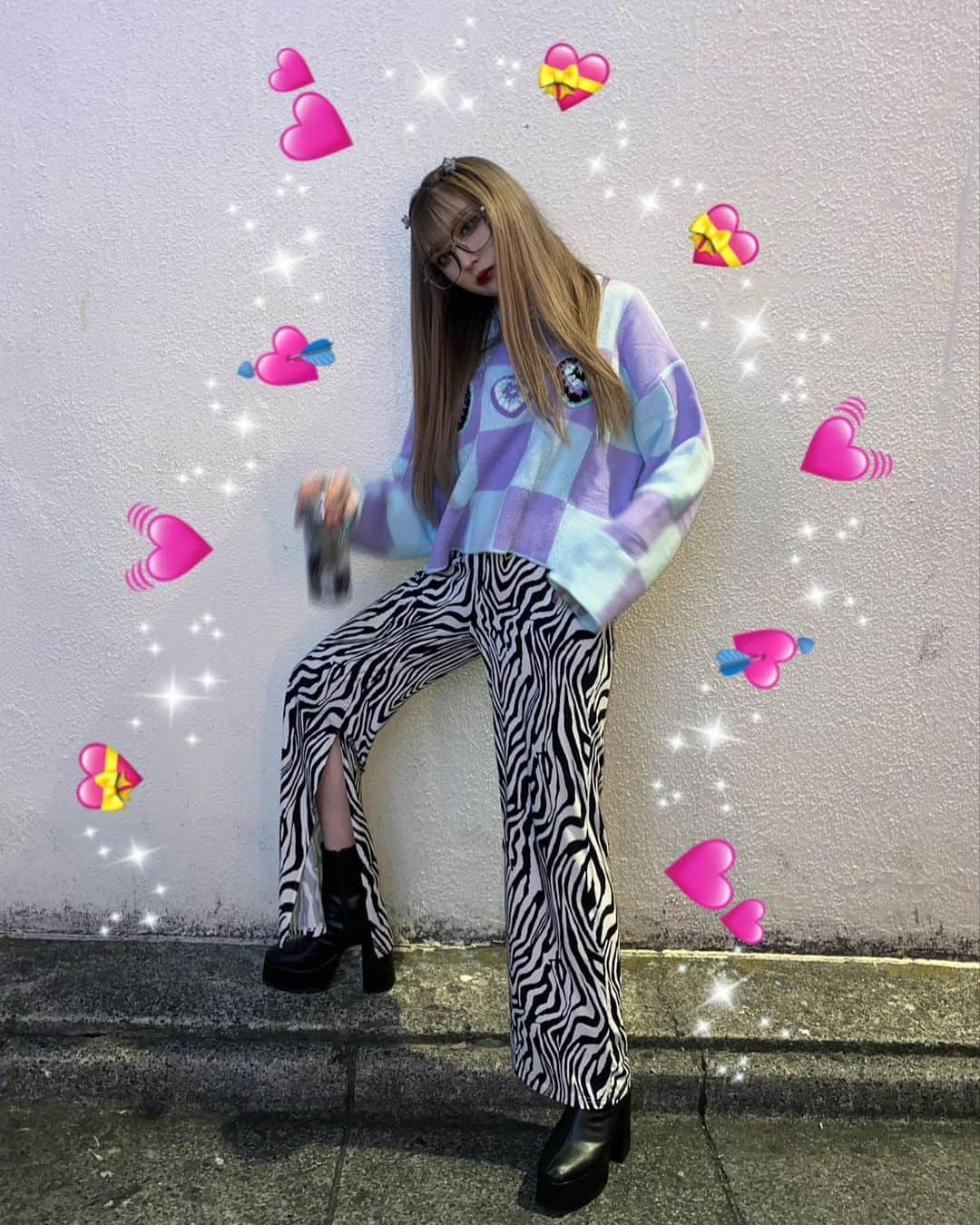 おもてちゃんのインスタグラム：「撮影でパキってる女演じました」