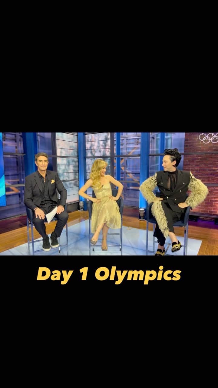 タラ・リピンスキーのインスタグラム：「Day 1 in the books .   Who watched the team event last night?!?  🥇🥈🥉」