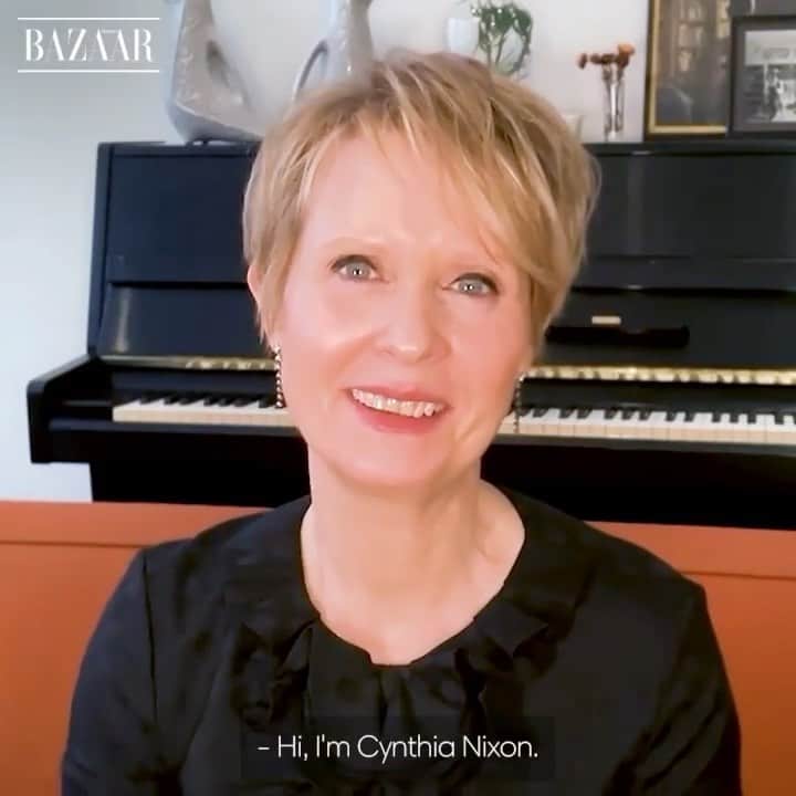 シンシア・ニクソンのインスタグラム：「I told @BazaarUK a few things you don’t know about me including why I’m so proud of #AndJustLikeThat, how I’m similar to Ada on #GildedAgeHBO and my favorite way to explore NYC. Watch the full video at the link in my Story!」