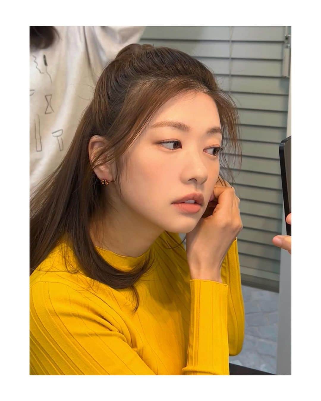 チョン・ソミンのインスタグラム：「열심히 준비즁💛」