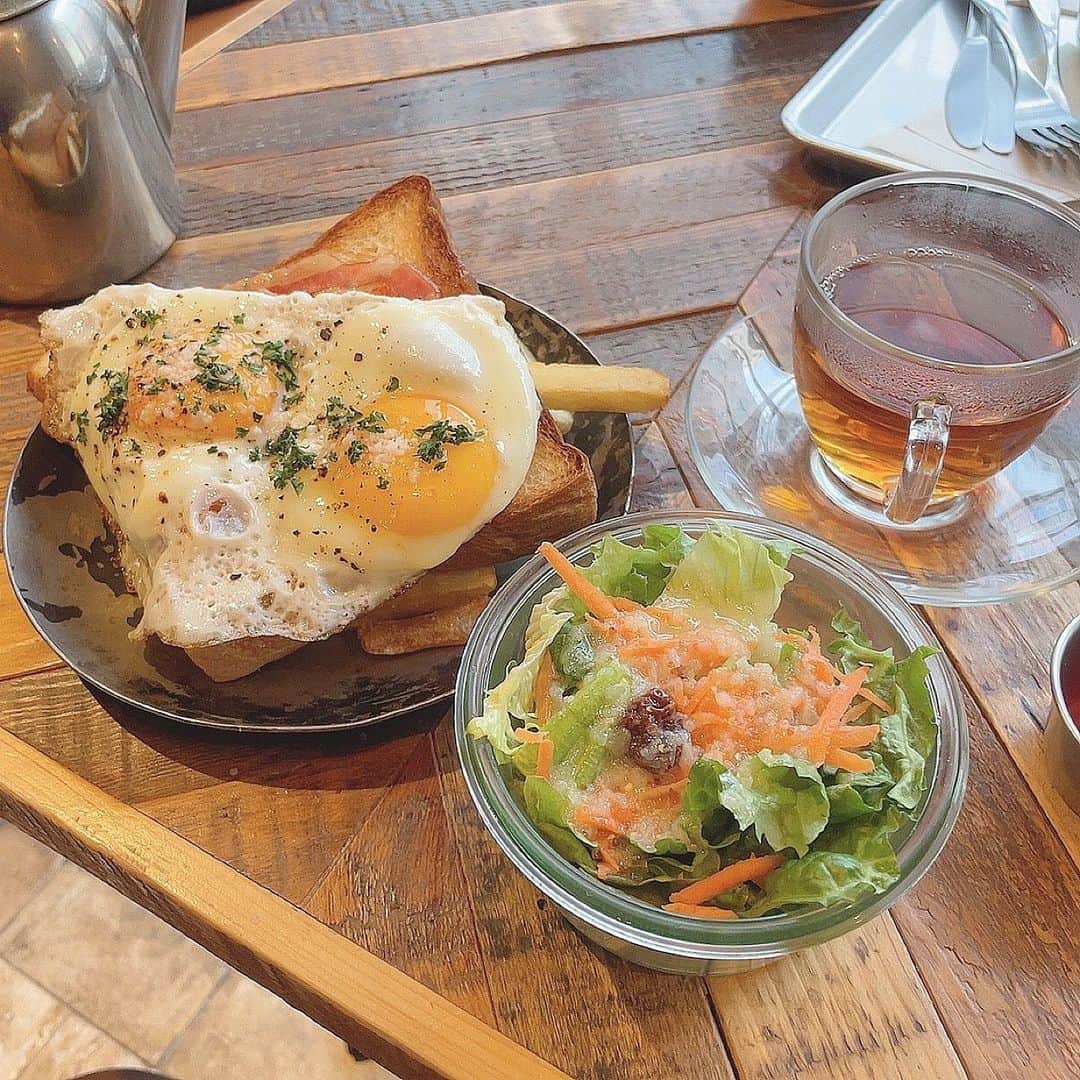 藤白りりのインスタグラム：「この前友達と空きコマでいったカフェ  #studygram」