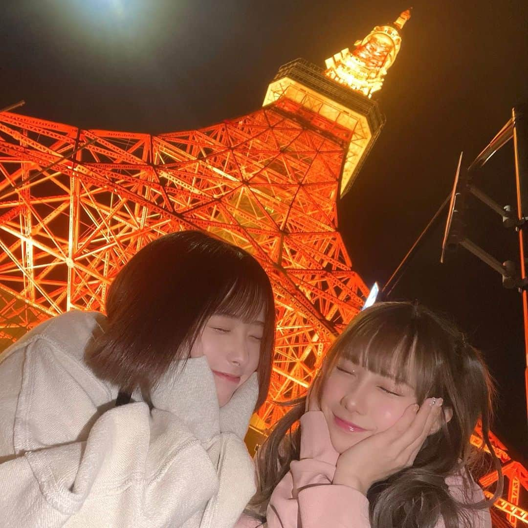 きりたんぽさんのインスタグラム写真 - (きりたんぽInstagram)「おてんば娘と東京タワーに行きました🗼」2月5日 21時35分 - kiritampopopo