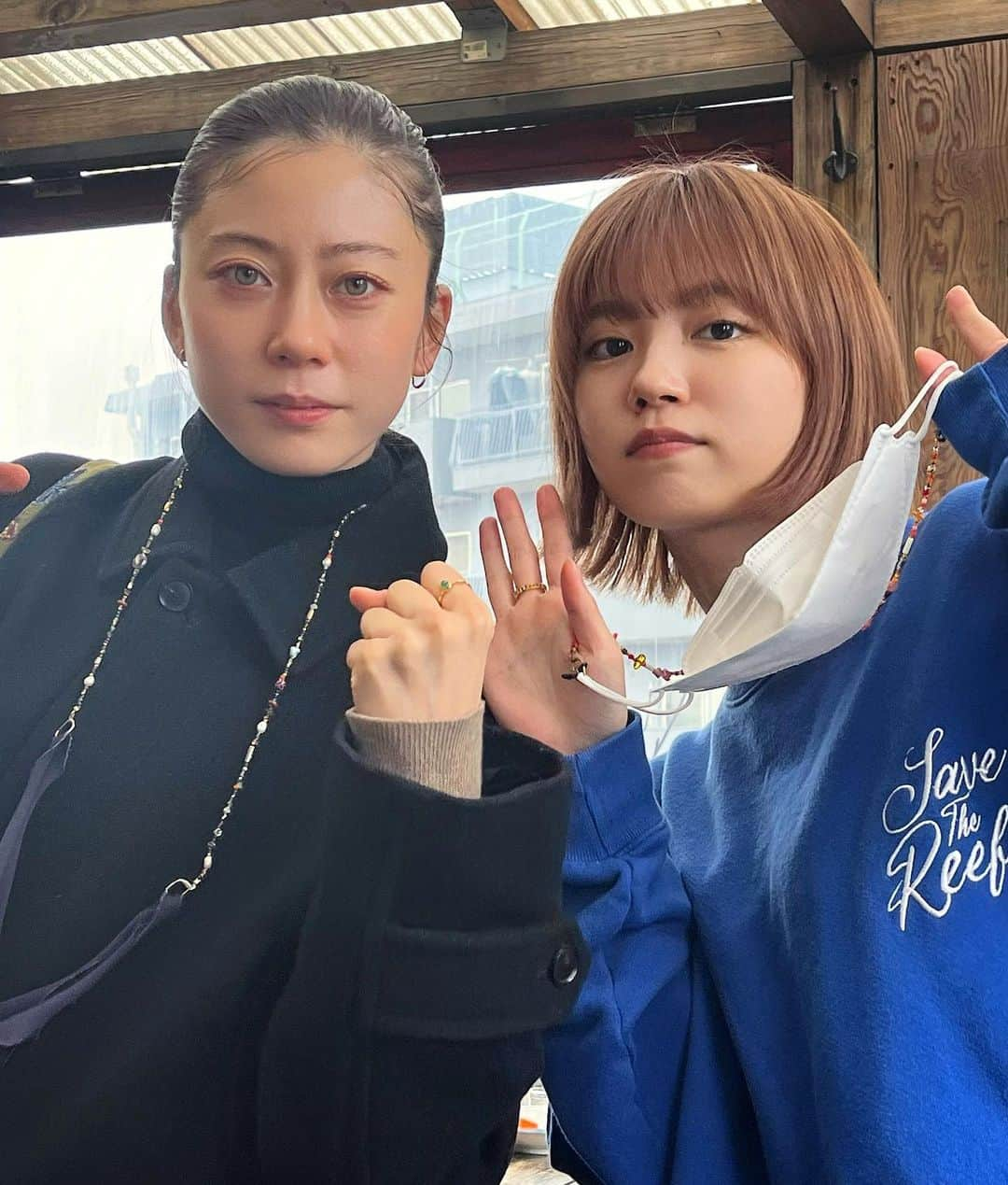 野々村はなののインスタグラム：「🧶🧵〰️😷ｽﾐﾚｻﾏﾃﾞｽ」