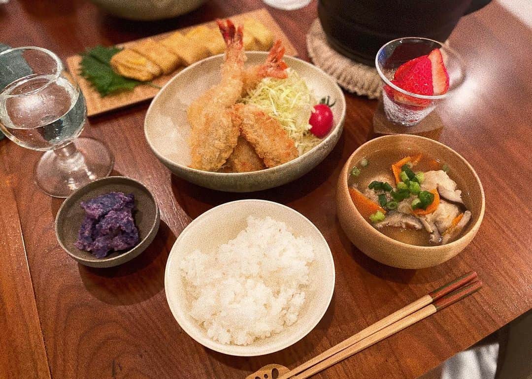瀬戸サオリのインスタグラム：「おうちごはんって 幸せ☺️🧡 ＿＿＿＿＿＿＿＿＿＿ #おうちごはん #有機野菜 #saori_cooking」