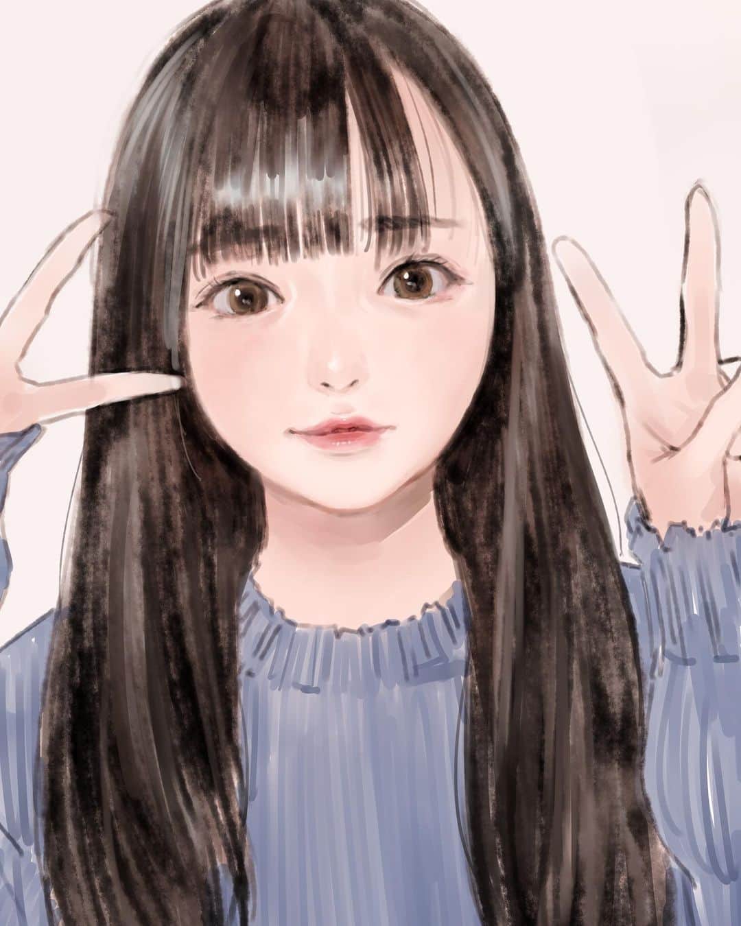 岸田メルのインスタグラム：「#illustration #illustrator #girl #岸田メル #イラスト #イラストレーター」