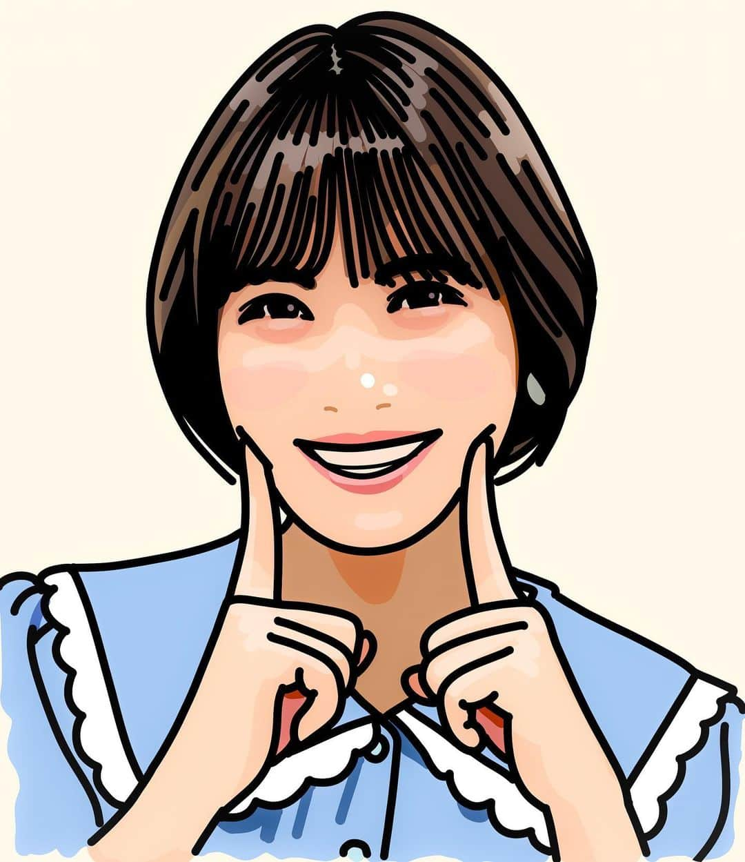 てらりんさんのインスタグラム写真 - (てらりんInstagram)「『清宮レイさん』  #イラスト #イラストレーション #乃木坂46 #清宮レイ #illustration #portrait #art #drawing #nogizaka46 #reiseimiya」2月7日 6時38分 - terarin08