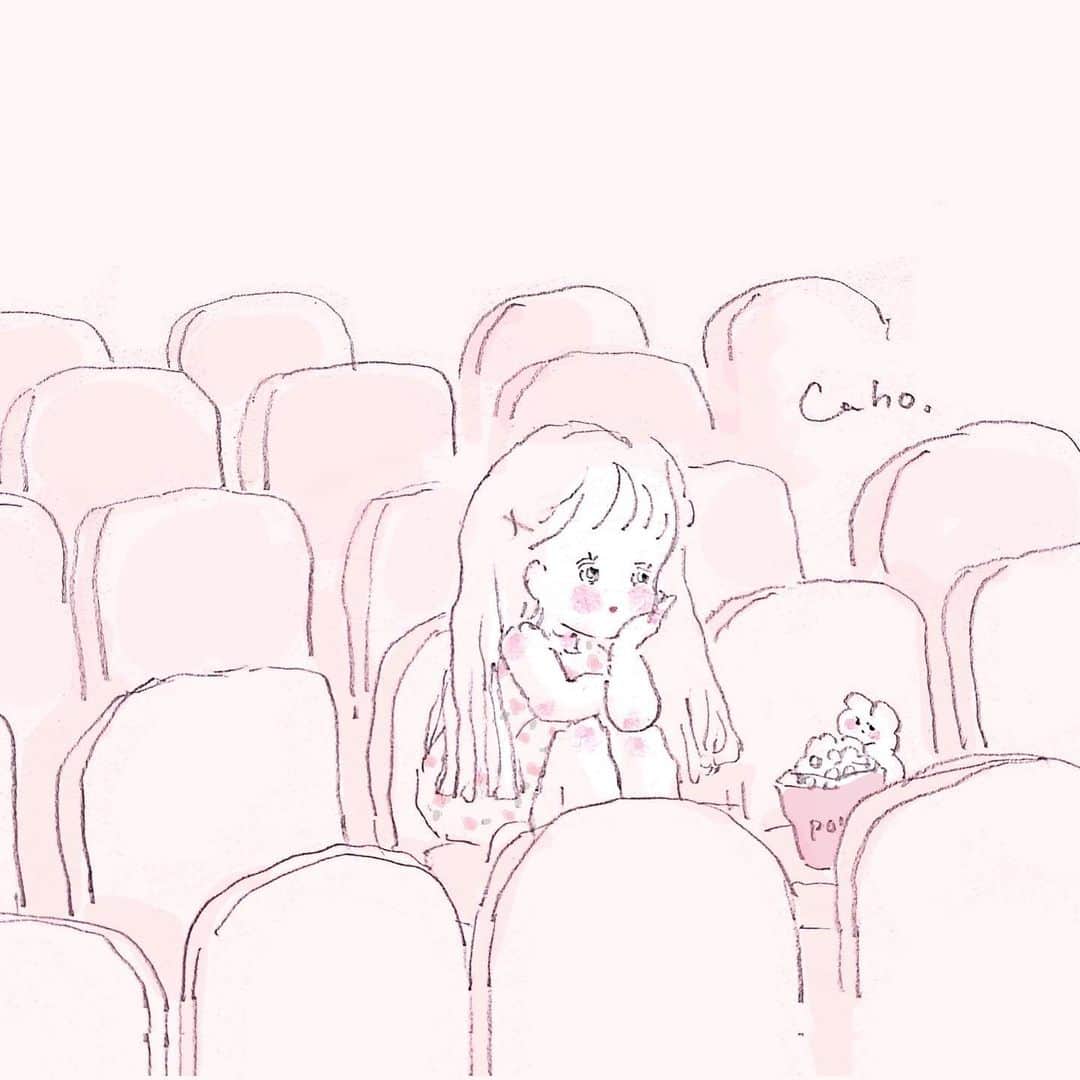 Cahoのインスタグラム：「君とあの子がハッピーエンドなんて 世界で一番つまらない。  私いい子じゃいられない。  #illustration #illustrator #illust」