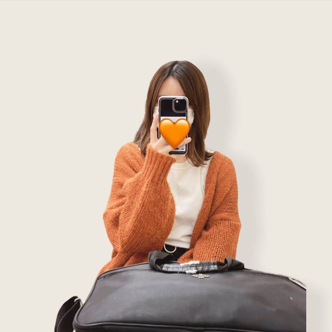 三浦千花音のインスタグラム：「🍊🧡 ⁡ 楽器ケースぼろぼろで恥ずかしい。 ⁡ ⁡ ⁡」