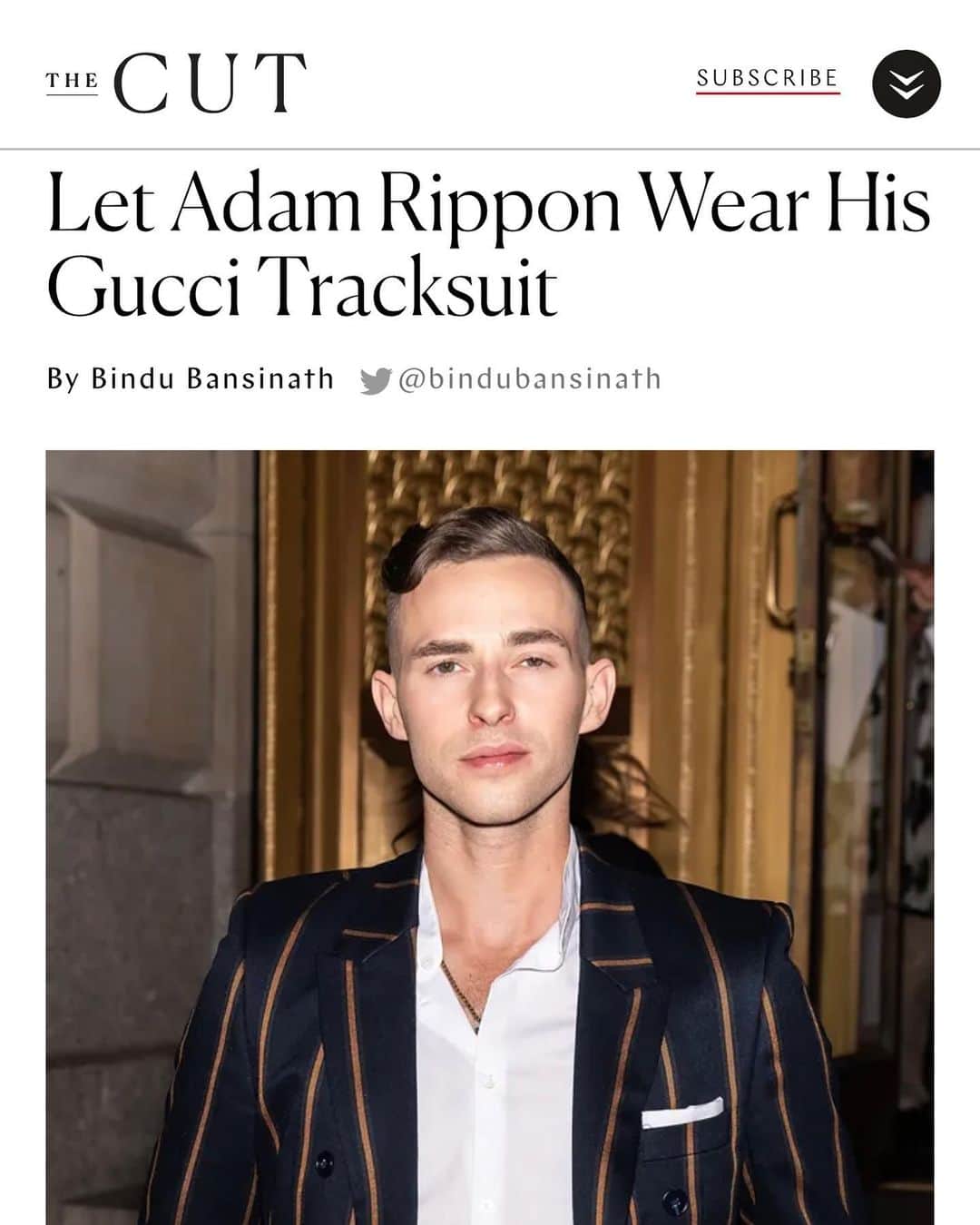アダム・リッポンのインスタグラム：「Journalism is alive and well」