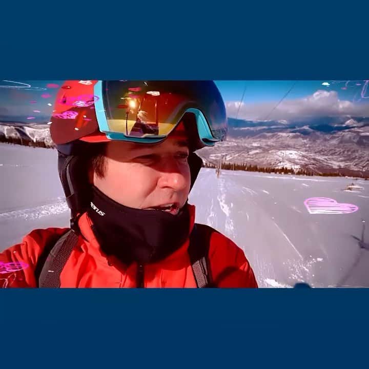 ロブ・モローのインスタグラム：「#snowmass」