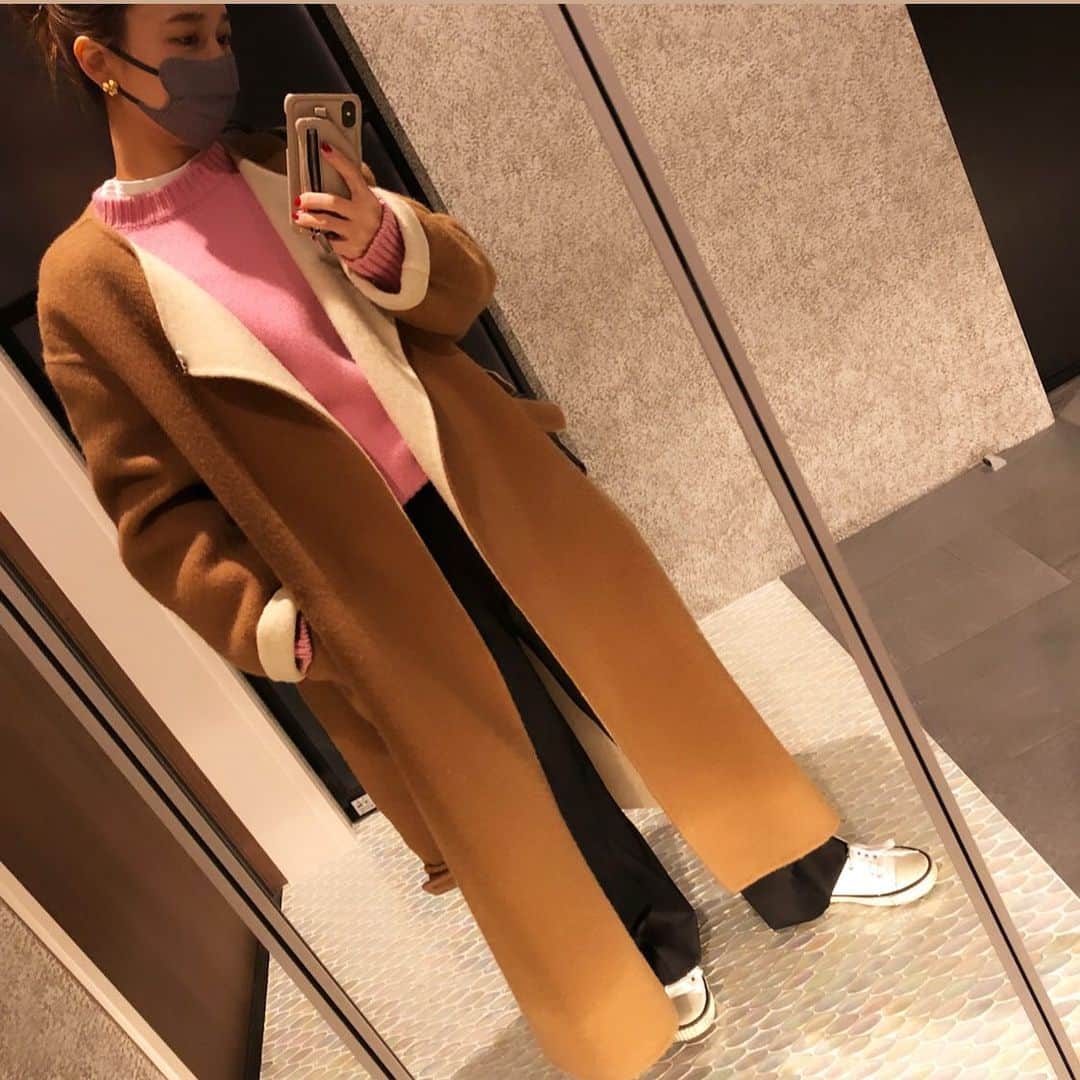外村久美子さんのインスタグラム写真 - (外村久美子Instagram)「・ ピンクも着るんやで 🐷💓🧠🐽 ・ ・ #ootd #blamink #yori_japan」2月8日 14時42分 - kummy153