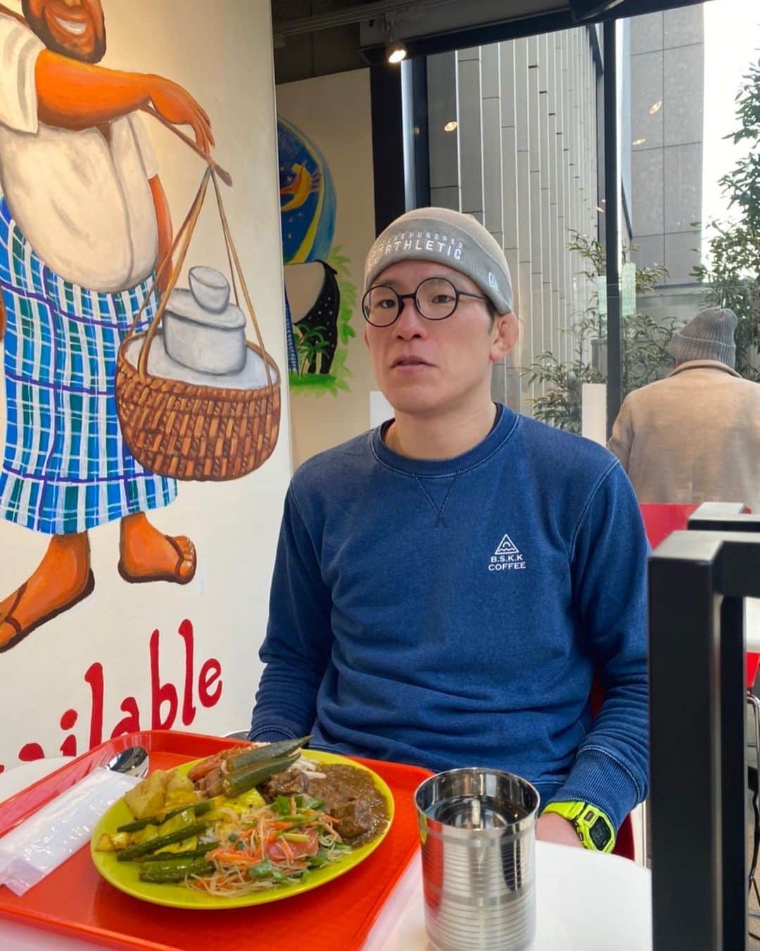 青木真也のインスタグラム：「大手町のDNSカフェの跡地にできたマレーシア料理。シンガポールで食べてた味。#ゼロツーナシカンダールトーキョー #カレーマレーシア#onehundredathletic」