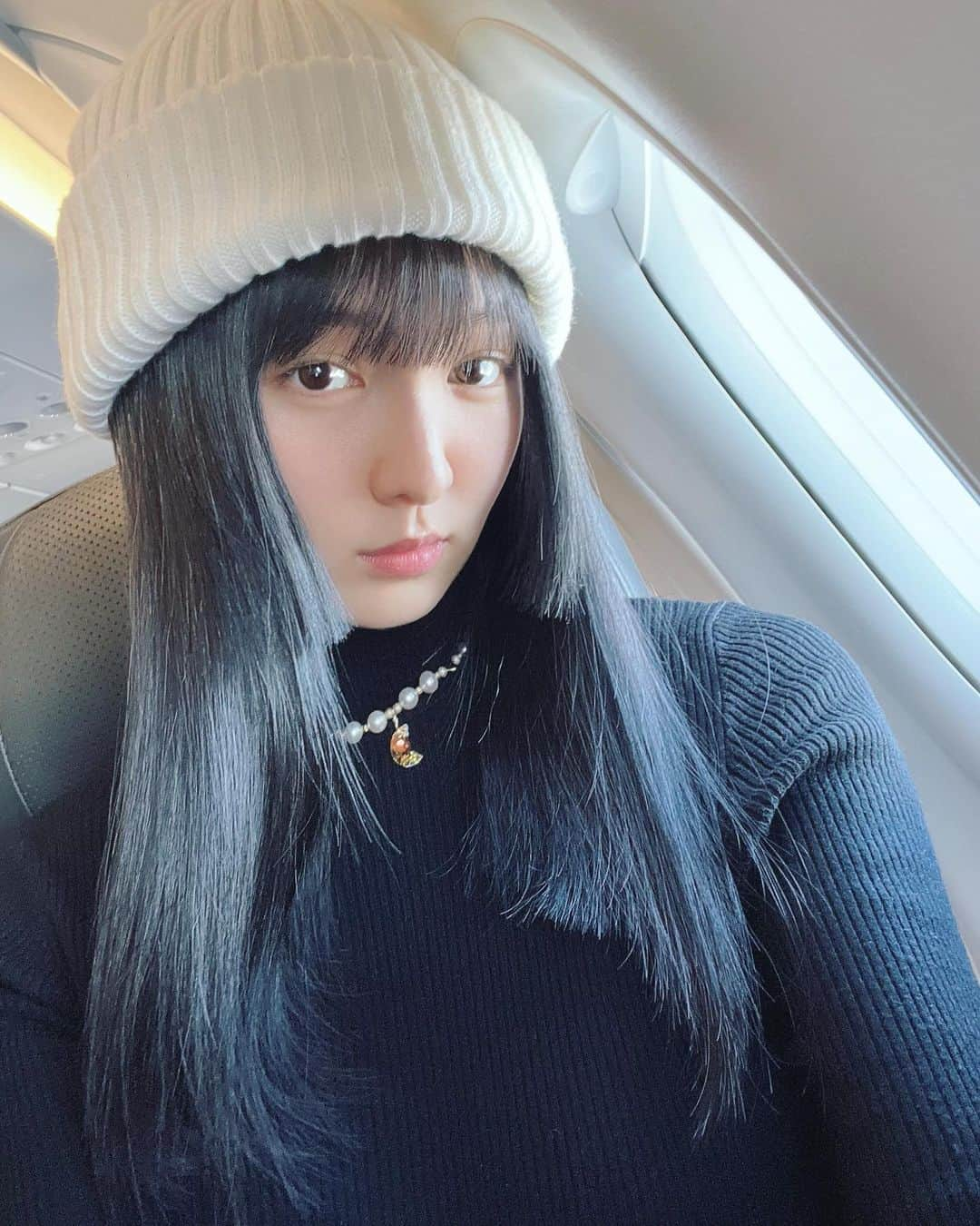 道江幸子さんのインスタグラム写真 - (道江幸子Instagram)「二年ぶりの飛行機楽しい✈️♡」2月9日 16時24分 - sachiko_michie