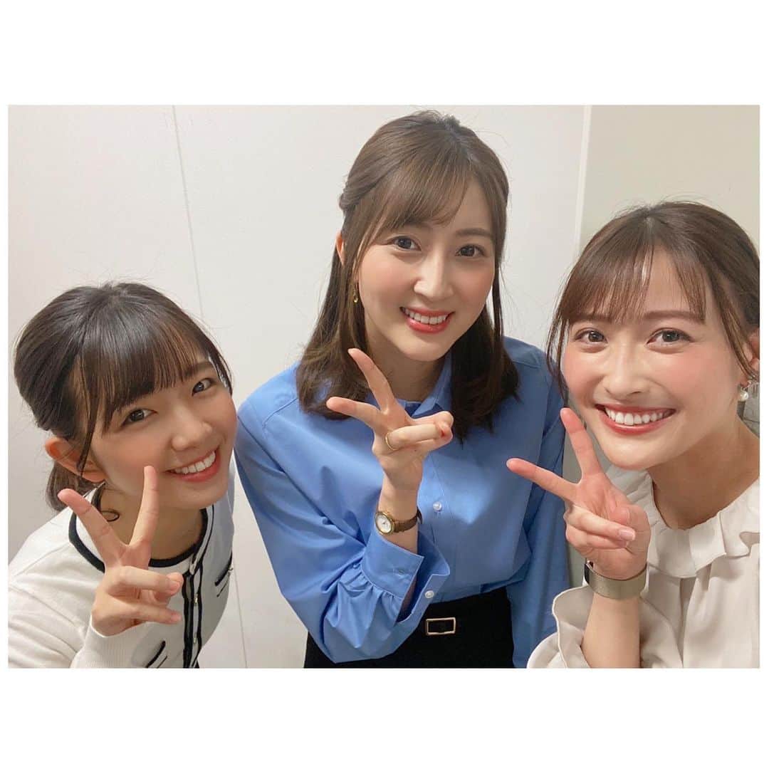のインスタグラム：「今週は長岡アナが冬休みでお休みなので、 この3人でお送りしてます👩✨  #シリタカ」