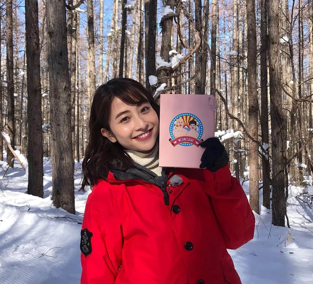 日比麻音子のインスタグラム：「爆笑in雪山⛄️  #水曜日のダウンタウン #雪山風船太郎レース #芸人魂かっこよかったです！！」