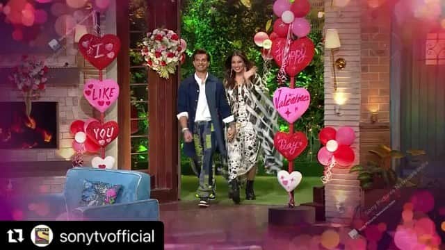 ビパシャ・バスーのインスタグラム：「Watch our #monkeylove on #thekapilsharmashow ❤️  Repost @sonytvofficial with @make_repost ・・・ Iss Valentine Week @iamksgofficial aur @bipashabasu aa rahe hain @kapilsharma ke ghar barsaane pyaar, hasi ke saath pyaar ka khumaar bhi sab par hoga sawaar! ♥️ Dekhiye #TheKapilSharmaShow, iss Shani-Ravi raat 9:30 baje, sirf Sony par.  @archanapuransingh @krushna30 @bharti.laughterqueen @kikusharda @realsudeshlehri @chandanprabhakar @sumonachakravarti @rochellerao @its_jamielever #TKSS」
