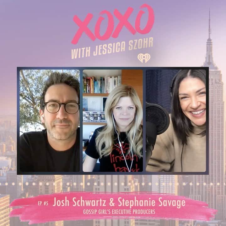 ジェシカ・ゾアのインスタグラム：「Bonus XOXO episode today! I just couldn’t stop chatting with @joshschwartz76 & @stephaniecarolsavage about #GossipGirl… how amazing New York City was to the entire cast and crew, all the great music from the show, and on re-making it for a new generation.   Listen to episode 5 of XOXO on the @iheartradio app, Apple Podcasts, or wherever you get your podcasts by clicking the link in my bio!」