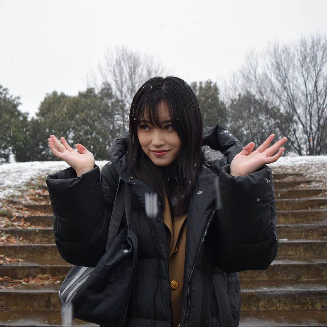 片岡凜さんのインスタグラム写真 - (片岡凜Instagram)「雪、大丈夫ですか？」2月10日 19時23分 - _rimgramm__