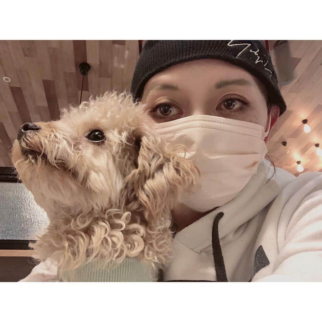 広田レオナのインスタグラム：「まろ眉、気に入ってるんだけど…怖い、老けて見えるなど評判がよろしくないので凄く久しぶりに眉毛描いてみた… めっちゃ下手になってた😂どうやるんだっけ？😅ダメだこりゃ笑笑  ヴィーナスフォートが3月になくなってしまうんですって… カードもあるんでドッグランに行ってきましたよ🐶試乗のついでだったけど😅 2階の噴水、懐かしかった…息子が小さい時以来かな…噴水ってなんか好き…癒し…系？✨ お台場、遠いからなぁ… お台場の観覧車も夏頃に撤去するみたいだから閉所高所恐怖症だけど思い出作りのためにチャレンジしてみようかな✨ なんだってチャレンジ精神大事よねぇ…いつかね、いつかね、で、すぐお婆ちゃんになっちゃったからねぇ〜😂足腰丈夫なうちになんでもトライよ〜  #肺はまだまだ息するのしんどいし喘息だし股関節痛で足引き摺ってるけど脳みそは超元気 #病は気からパワーよパワー❗️ #初めてオーダーじゃない映画撮影中 #こんな身体なんで夏すぎまでかかる予定😅頑張るじょ🥰」