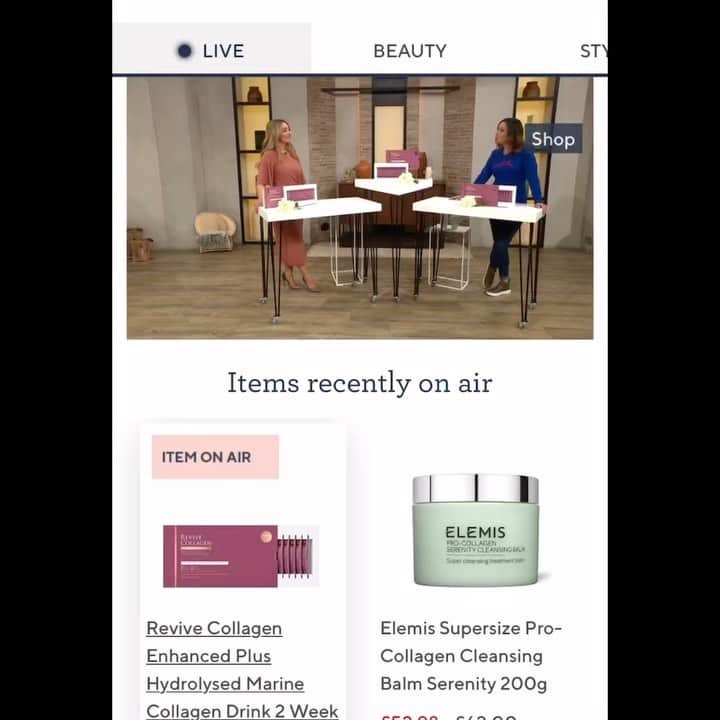 サム・フェアーズのインスタグラム：「🥳 Our second appearance on @qvcuk today and it was a sell out 👏 @revivecollagen is going from strength to strength 🥺 to say I’m grateful and proud is an understatement. This is a big year for us, with some huge announcements coming soon 💕 None of this would be possible if it wasn’t for our loyal customers 🙏 Thank you for trusting us.  And thank you to the lovely @ruthfrancestv for today, absolutely smashing it #dreamteam #mybrand   We’re now available in store and online @harrodsbeauty @bootsuk @hollandandbarrett  Online @revivecollagen @lookfantastic @feelunique @amazon @qvcuk 🙌」