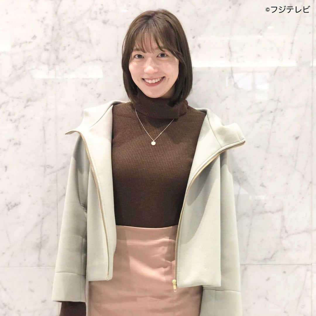 フジテレビ「めざましテレビ」さんのインスタグラム写真 - (フジテレビ「めざましテレビ」Instagram)「ファッション雑誌CanCamとコラボした お天気コーナー「きょう何着て行く？」 阿部華也子の毎日のコーデを紹介♪  ３月８日（火） ★コーデ★ ・コート　@strawberry_fields_official １万７６００円 ・ニット　@kobe_lettuce 　　１９９０円 ・スカート　@mite__official 　５５００円 ・靴　@dianashoespress ２万２０００円  ・ネックレス　@joueteofficial 　１万８７００円   ☆ポイント☆ ミントとピンクのカラーMIXで春らしく🌸  肌なじみのいいくすみトーンを選ぶと 派手になりすぎることもなく デイリーに楽しめます✨ 色合いに存在感があるので アイテム自体はディテールの少ない シンプルデザインを選ぶのもポイント💡  #めざましテレビ #きょう何着て行く？ #阿部華也子 #今日のコーデ #コーデ #CanCam #今日のファッション#ootd #きょう何着て行く？は月〜金朝6時22分ごろ放送 #スタイリストたなべさおり #かやちゃん #きれいめコーデ #きれいめカジュアル #大人コーデ #冬コーデ #オフィスカジュアル #上品コーデ #アナウンサー衣装」3月8日 15時27分 - mezamashi.tv