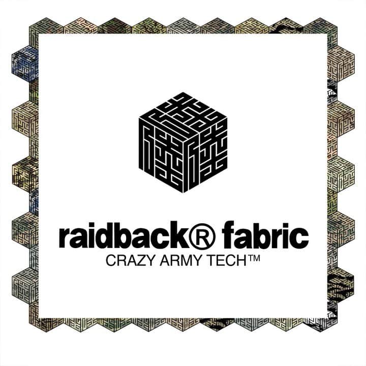 KICKS LAB. [ Tokyo/Japan ]のインスタグラム：「raidback®️fabric CRAZY ARMY TECH  #raidbackfabric #crsb #xeterog」