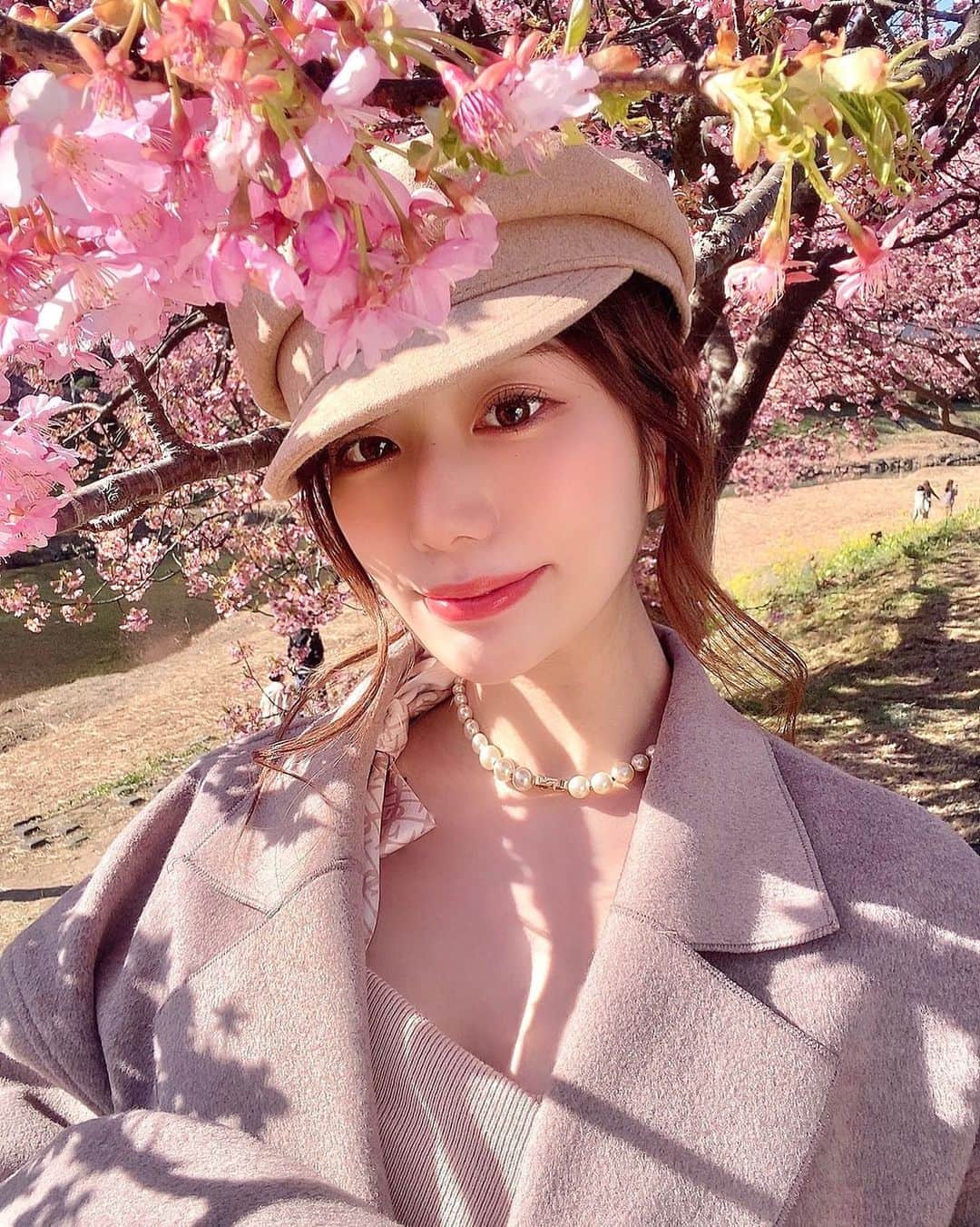 ゆいみんのインスタグラム：「⁡ ⁡ ⁡ 河津桜🌸 ⁡ #河津桜まつり #河津桜祭り」