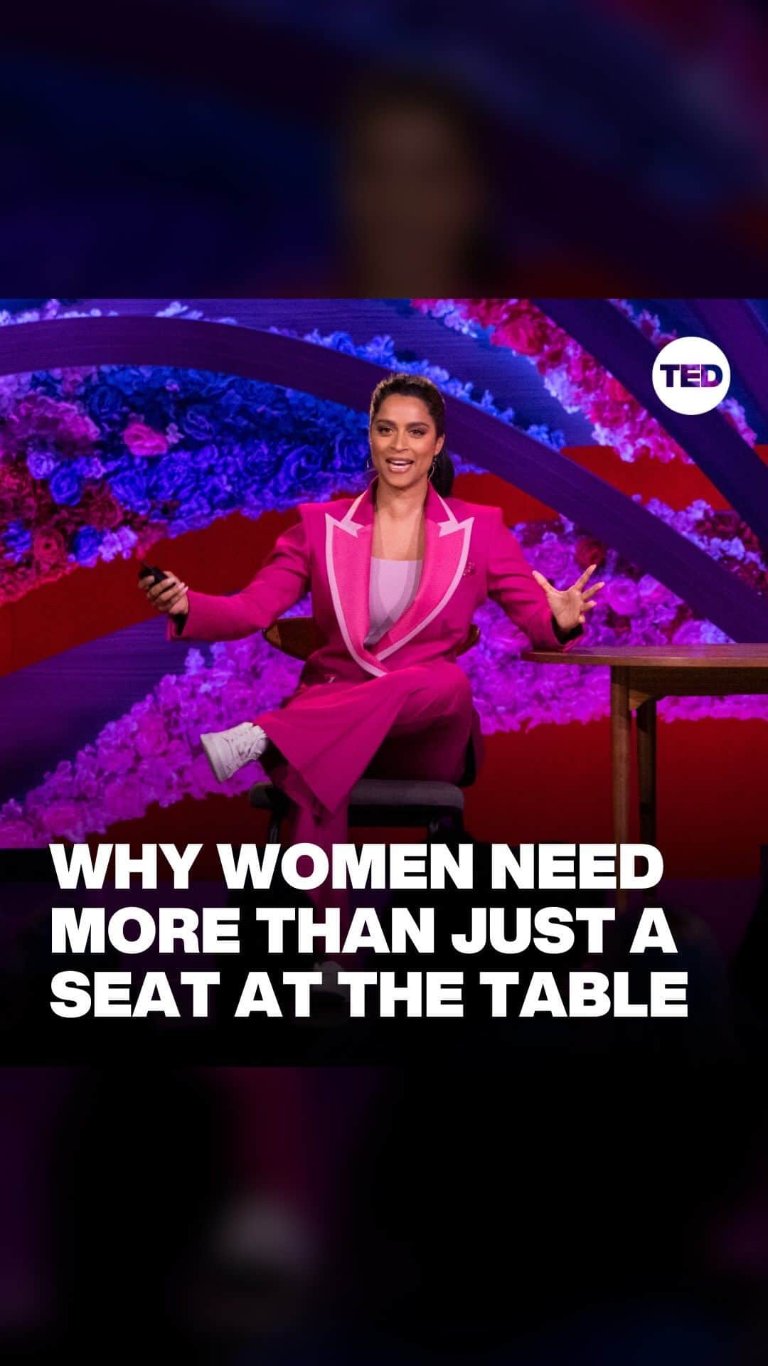 TED Talksのインスタグラム：「What does success look like? Many women and girls around the world have been told it means getting a “seat at the table,” but what happens when the metaphorical table isn’t built for you? “Build better tables,” says actress @Lilly Singh. In her TED Talk, Singh reflects on going from YouTuber to history-making, late-night talk show host and how it led her to redefine what success means — for herself *and* for all women and girls. “This is about so much more than just women in the workplace,” she says. “This is about creating a world where half of the population can thrive.” Visit the link in our bio to watch the full talk. #InternationalWomensDay」