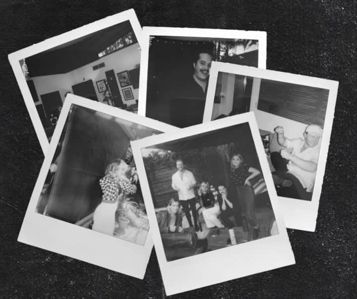 HEY VIOLETのインスタグラム：「We’re having a (zoom) party! Pre-save/pre-add “Imaginary Friends” and we’ll send you the info for our zoom party at 10 AM PST on Sunday, March 13th! 🎉」
