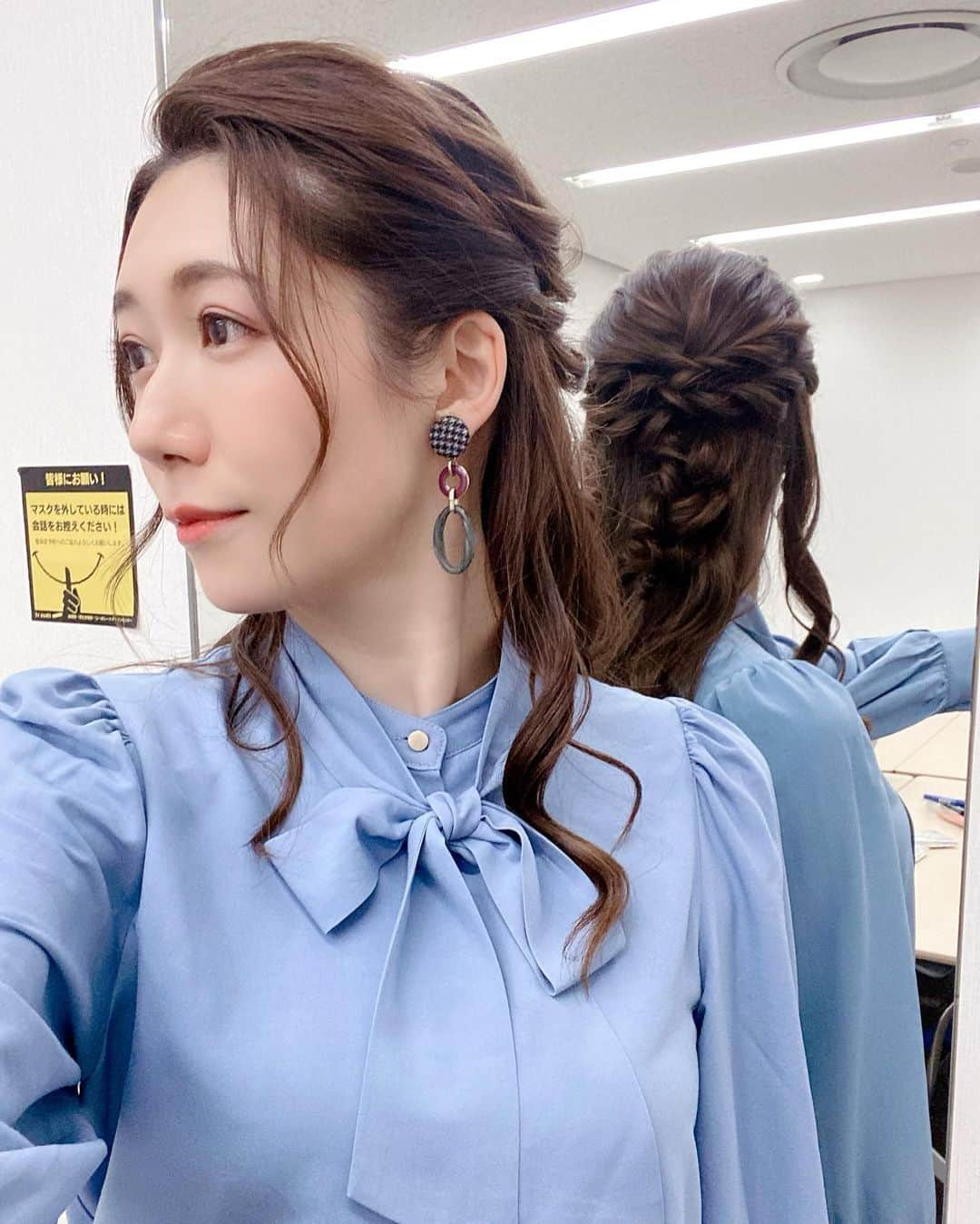 穂川果音さんのインスタグラム写真 - (穂川果音Instagram)「hair style  ハーフアップだよ！」3月9日 11時15分 - hokawakanonn