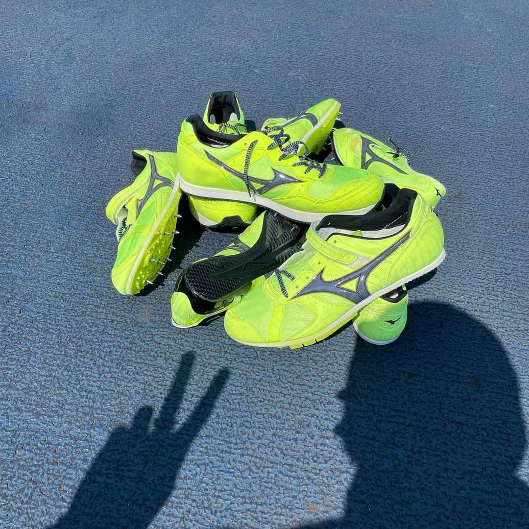 橋岡優輝のインスタグラム：「✨New✨  いつもありがとうございます🙇‍♂️🙇‍♂️ #mizuno」