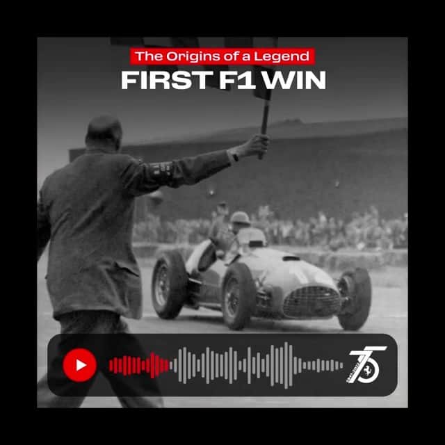 Ferrari APACのインスタグラム：「To explore this week’s milestone, we travel back to 1951, a very special year for Ferrari. It was the 14th July, in Silverstone, when Argentinian driver José Froilan Gonzalez won the @ScuderiaFerrari’s first ever Formula 1 race aboard the #Ferrari375F1.   Check out 👉 https://lnk.bio/ferrari to relive this legendary win!   #Ferrari #FerrariAPAC #Ferrari75 #ScuderiaFerrari」